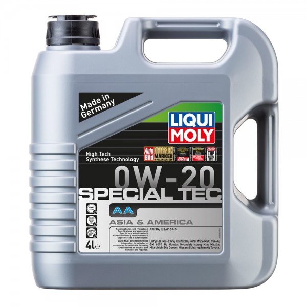 Λιπαντικό κινητήρα Liqui Moly Special Tec AA 0W20 4lt